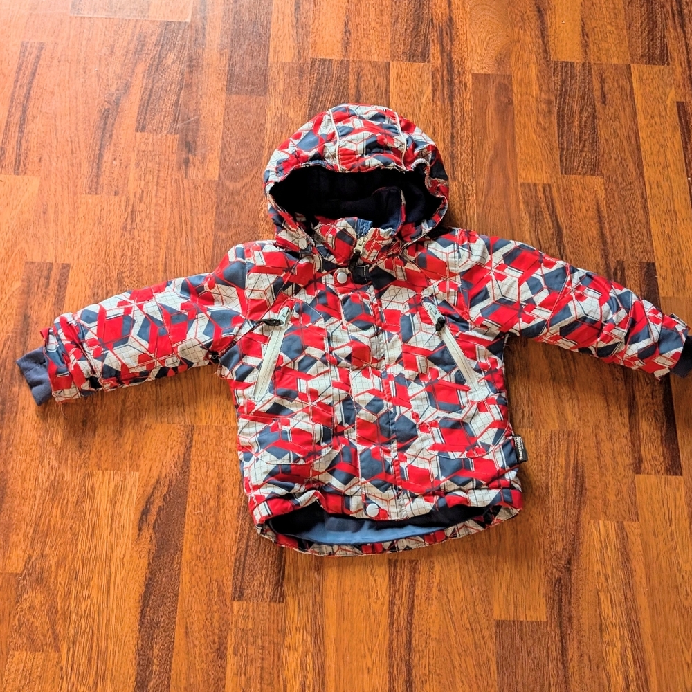Colorful Geometric Patterned Jacket